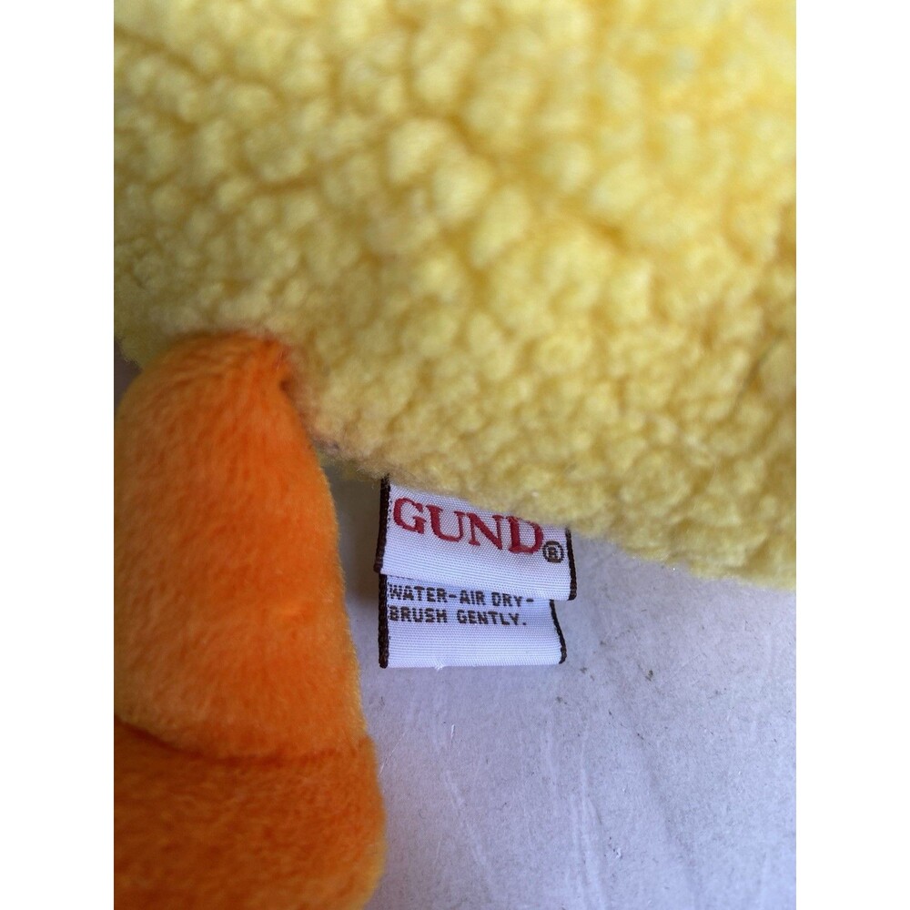 Gund Quackerjack Duck Yellow Laying Stuffed Animal Plush Toy 5262 - Picture 5 of 7